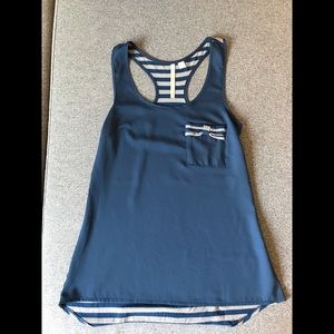 LC Lauren Conrad Striped Tank XS